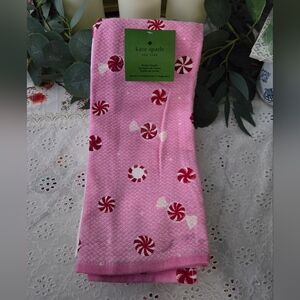 Kate Spade Pink Kitchen Towel with Candy Design, Set Of 3
